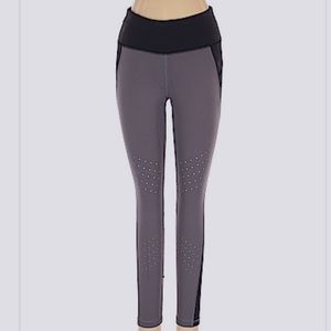 Althea Perforated Color Block Laser Cut 7/8 Leggings